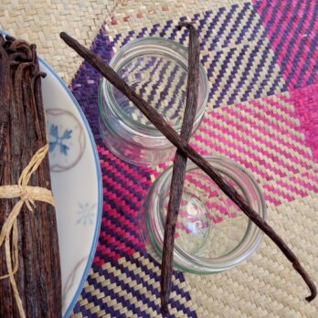 Gousses de vanille rouges de Madagascar